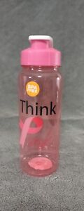 "Think Pink"" Brustkrebsbewusstsein Wasserflasche"