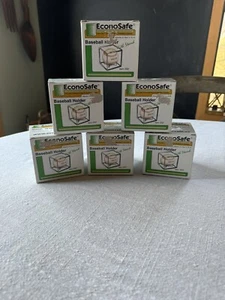 SEIS Cubos de Pelota Econosafe Autógrafo Recuerdo Cuadrado Béisbol Vitrina Hecho en EE. UU. - Imagen 1 de 9