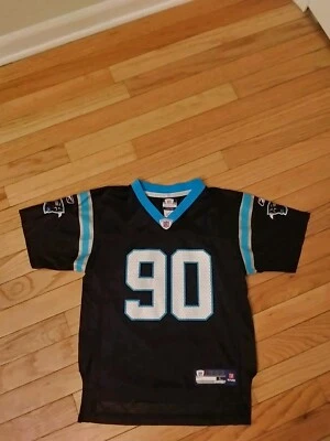 Camiseta deportiva Julius Peppers Carolina Panthers NFL Equipment Reebok para niños pequeños talla L (7) Foto 1 de 4