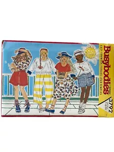 Butterick Sewing Pattern 3792 Busybodies Top Skirt Shorts Pants 7-10 Child - Picture 1 of 2