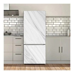 Fridge Wrap Vinyl Decorative Side by Side | French Door | Top Bottom Door Fridge - Picture 1 of 3