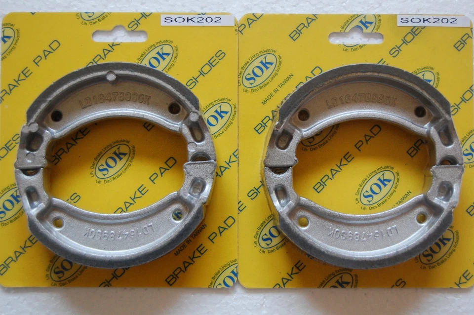 FRONT BRAKE SHOES fit YAMAHA YFA1 125 Breeze 1989-2004, YFM 100 Champ 1987-1991 - Image 1 of 1