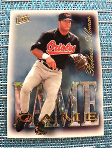 1997 Fleer Ultra Fame Game Roberto Alomar Baltimore Orioles #15