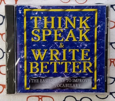 Think Speak & Write Better 1995 Smartek Windows 3.1/95/Mac CD-ROM New/Sealed - Image 1 of 2
