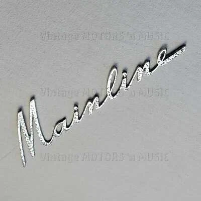 Ford Sedán 1950-1952 "Línea Principal" Script Emblema Insignia BA-16098-A (9498) Foto 1 de 4