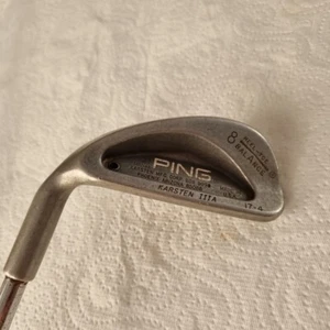 PING KARSTEN BLACK DOT 8 IRON HEEL-TOE BALANCE Regular Flex Steel Shaft LH Men - Picture 1 of 11