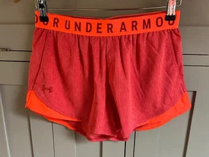 Pantalones cortos deportivos Under Armour Play Up 3.0 Twist | Damas | Naranja | Pequeños - Imagen 1 de 6