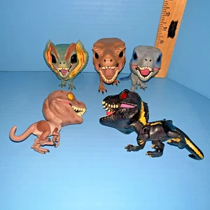 Funko Pop! Movies Jurassic Park 5 Dinosaur Dino Raptor Vinyl Figures Lot Loose - Picture 1 of 3