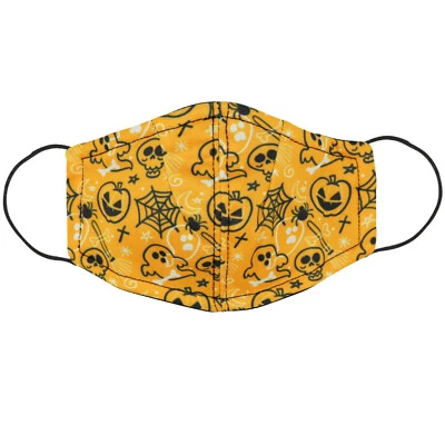 2 Piezas Mascarilla Facial Lavable Reutilizable Doble Capa Protector Cubierta Máscaras Niño Adulto Boca Foto 1 de 2