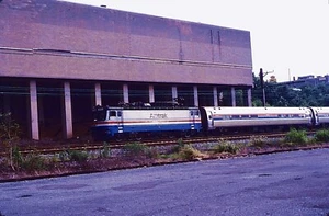 ORIGINAL EKTACHROME SLIDE AMTRAK AEM-7 #906 JULY 1981 - Picture 1 of 1