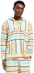 $148 Scotch & Soda Men's Striped Towelling Hoodie, Multi, M - Picture 1 of 3