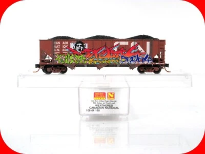 N Scale *CANADIAN NATIONAL* Weathered Coal Hopper #321316 -Micro Trains 10844160 - Image 1 of 4