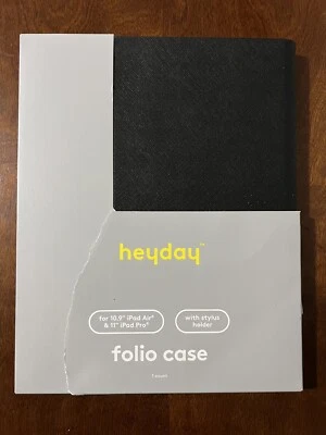 heyday Apple iPad Air 10.9" and iPad Pro 11" Case - Black Saffiano - Image 1 of 4