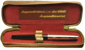 "HEIKO" 443 Rare Vtg Black/Chrome&CT German /DDR era/ c.1969's Fountain pen - Picture 1 of 19
