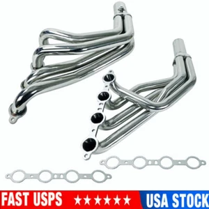 For Fox Body LS Conversion Swap Headers 79-93 & 94-04 Ford Mustang 4.8L 5.3L - Picture 1 of 6