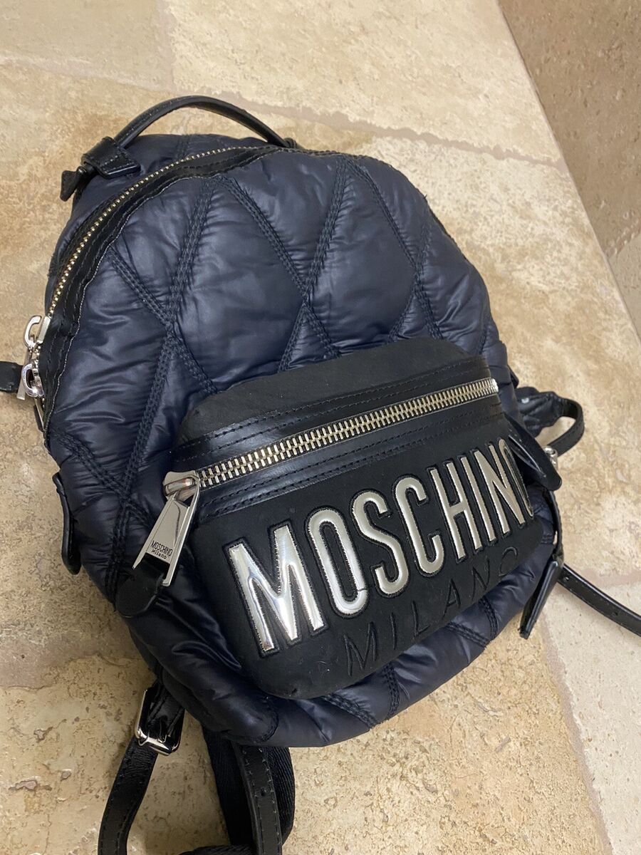 Moschino Backpack Quilted Bags & Handbags for Women for sale Moschino Backpack Quilted Bags & Handbags for Women for sale