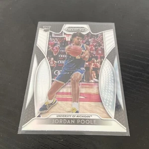2019-20 PRIZM DRAFT PICKS JORDAN POOLE SILVER PRIZM ROOKIE RC #92 WARRIORS - Picture 1 of 2