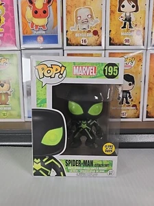 Funko Pop! Marvel Spider-Man Stealth Suit #195 Glow in the Dark Hot Topic Exclus - Bild 1 von 6