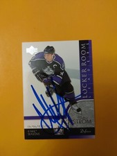Mattias Norstrom Signed Los Angeles Kings Card 