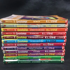 12 Vintage Goosebumps Books R.L. Stine- Apple Fiction-Read Description - Imagen 1 de 23