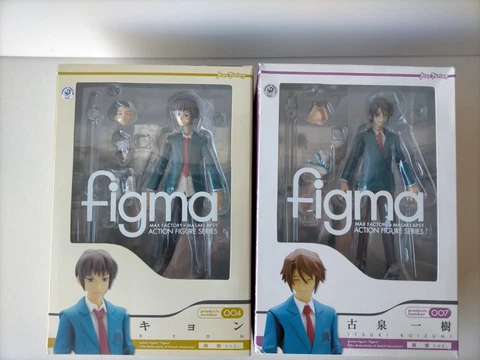 Melancholy of Haruhi Suzumiya figma Uniform 2 Itsuki Koizumi with KYON Cover