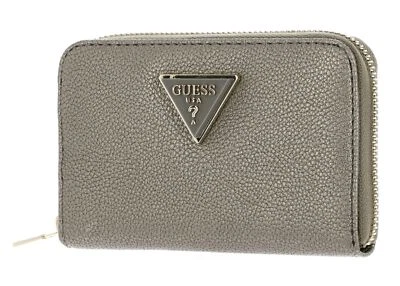 GUESS monedero Meridian SLG Medium Zip Around Wallet Pewter - Imagen 1 de 4