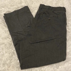 Tommy Hilfiger Mens Size 40X32 Gray Tweed Cotton Blend Dress Pants EUC - Picture 1 of 6