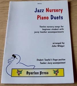 LIBRO DE PARTITURAS PARA PRINCIPIANTES DUETOS PIANO INFANTIL JAZZ JOHN WIDGER (2002) - Imagen 1 de 5