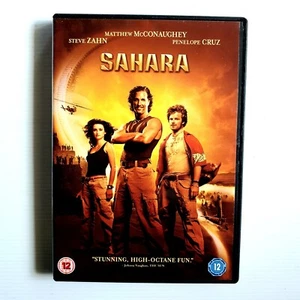 Sahara DVD Action Adventure, Matthew McConaughey Penelope Cruz Steve Zahn Reg 2 - Picture 1 of 7