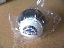 2007 Colorado Rockies Established 1993 history ball baseball black & white