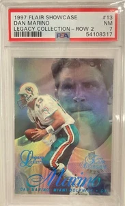 Flair Showcase Dan Marino Legacy Collection 1997 fila 2 #13 PSA 7 - Imagen 1 de 2
