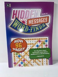 Hidden Messages Word Finds Puzzle Books Vol 164 Hunt Search - Picture 1 of 4