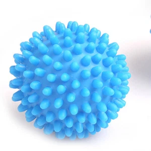 4 PCS Blue Wash Dryer Balls Laundry Drying Natural Fabric Softener - Picture 1 of 4