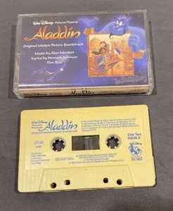Walt Disney Aladdin Original Motion Picture Soundtrack Cassette Robin Williams - Picture 1 of 7