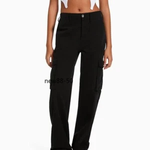 New Multi Pocket Women's Cargo Pants High Waist Slim Pants Women's Hot Girls 1PC - Picture 1 of 20