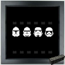 Display frame case to display Lego Star Wars Minifigures