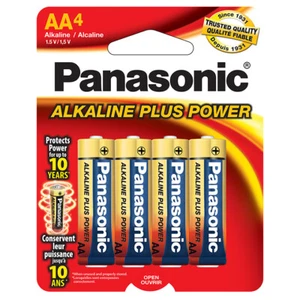Panasonic Alkaline Size "AA" Plus Power (4-Pack) - Picture 1 of 1