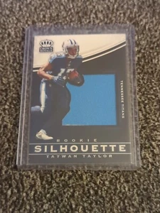 2017 Taywan Taylor Panini Crown Royale Football Rookie Silhouette #39 Titans - Picture 1 of 2