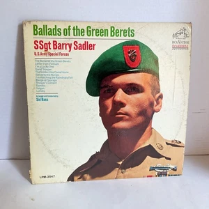 SSgt Barry Sadler "Ballads of The Green Berets" RCA Records LPM3547 Mono LP - Imagen 1 de 6