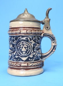 classic MINI GERMAN BEER STEIN W/ LID (2.75") - Picture 1 of 5