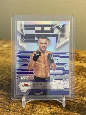 2025 Topps Finest UFC Uncommon Petr Yan #105 Purple Refractor /200 - Image 1 of 2