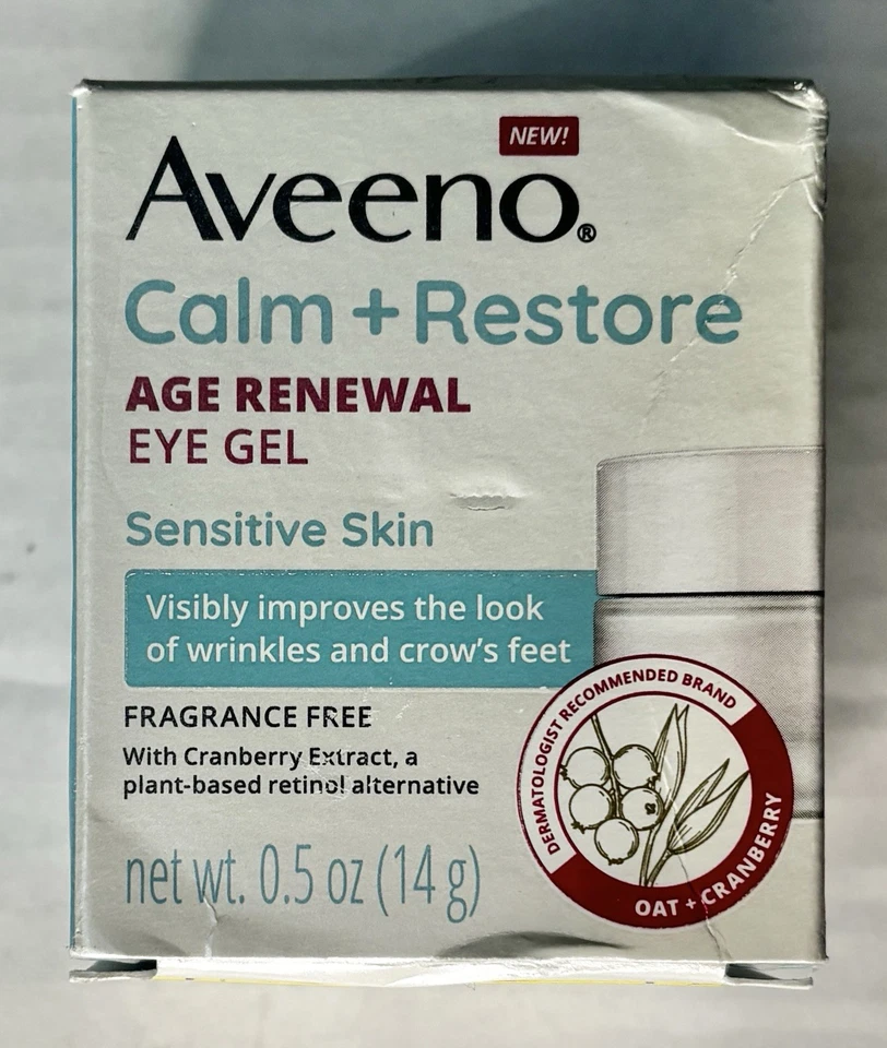 Aveeno Calm + Restore Age Renewal Anti-Wrinkle Under Eye Gel, 0.5 oz - Image 1 of 1