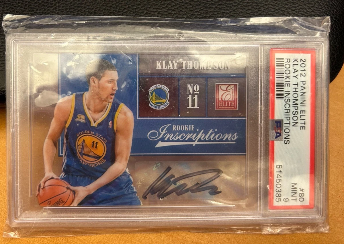 Klay Thompson Autographed Basketball Trading Cards & Accessories