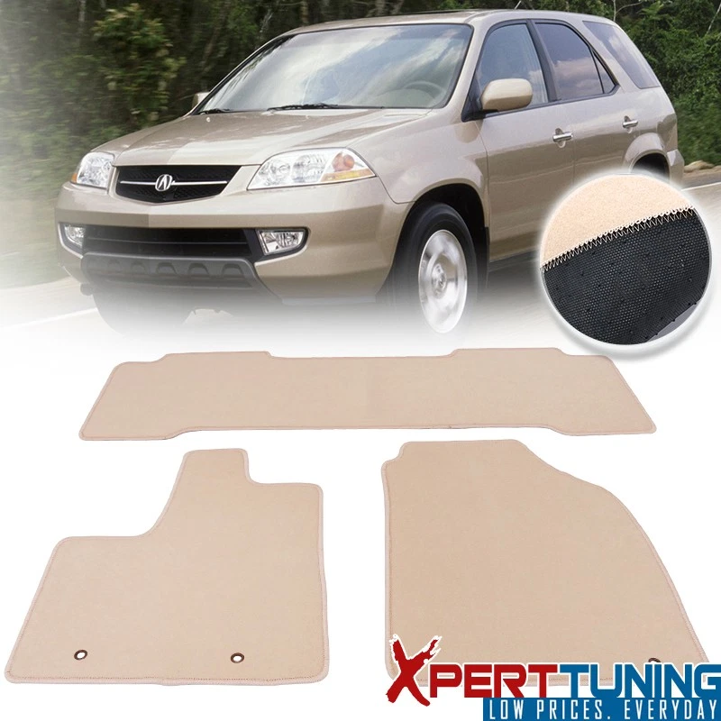 Fits Acura MDX Floor Mats Carpet Front & Rear Full Set with Optional Colors - Image 1 of 4
