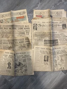 1922 / 1923 The Boston Herald Sports, Stock market, Bond, JP Morgan, Red Socks - Picture 1 of 19
