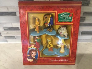DISNEY'S "BEAUTY AND THE BEAST ENCHANTED CHRISTMAS" FIGURES GIFT SET,APPLAUSE - Picture 1 of 17