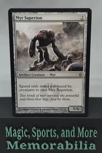 MTG Myr Superion New Phyrexia Rare Artifact Creature Magic The Gathering LP - Picture 1 of 2