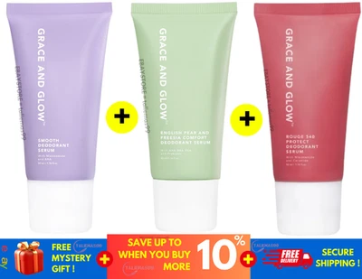 Paquete Grace and Glow 3 en 1 liso + pera inglesa y fresia + protección Rouge 540 Foto 1 de 4