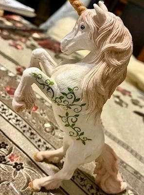 "Figura de unicornio blanco de 6"" Fantasy Glitter 2009 Schleich #73527" Foto 1 de 2