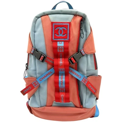 Рюкзак спортивный Chanel розовый и синий - Изображение 1 из 4